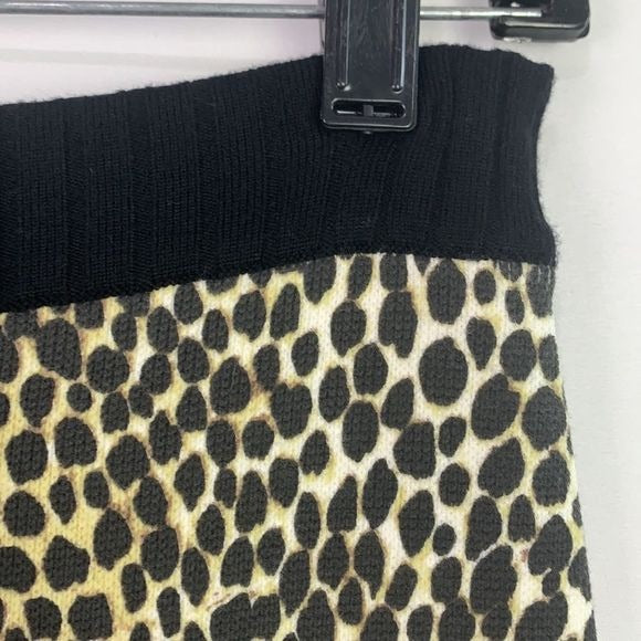 Dolce and Gabbana animal print stretch pencil skirt