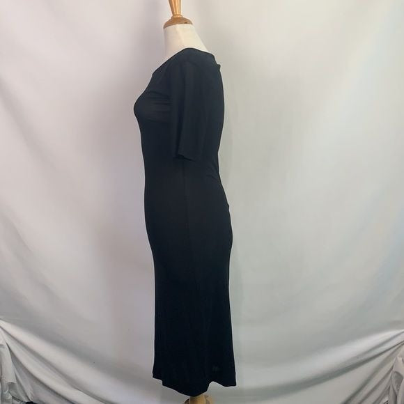 Dolce and Gabbana black zip back dress