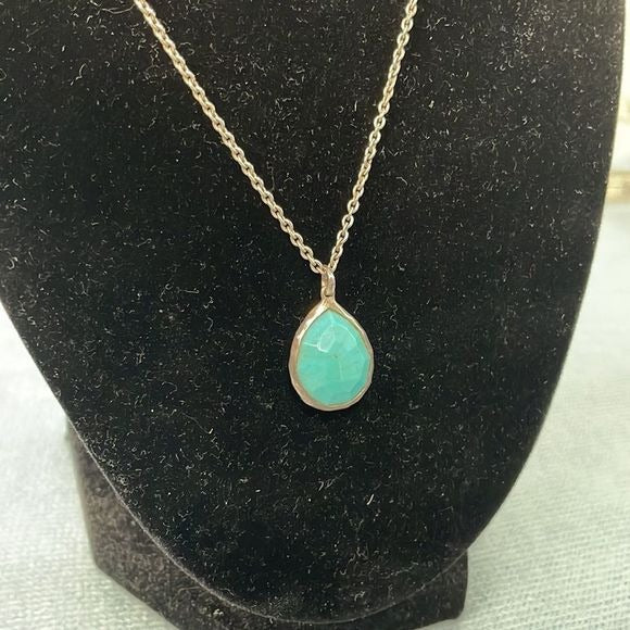 Ippolita Sterling Turquoise Oval Necklace