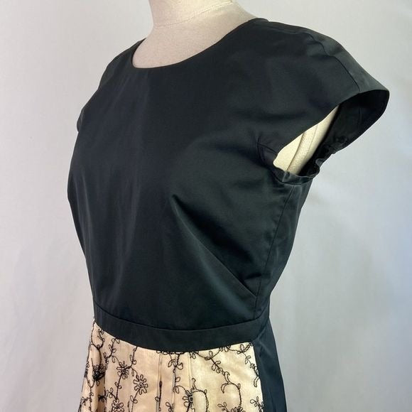 MaxMara Black Top/Ember Skirt Dress