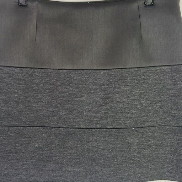 Brunello Cucinelli Grey Striped Mini Skirt