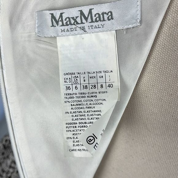 Max Mara Snake Print Sheath Dress