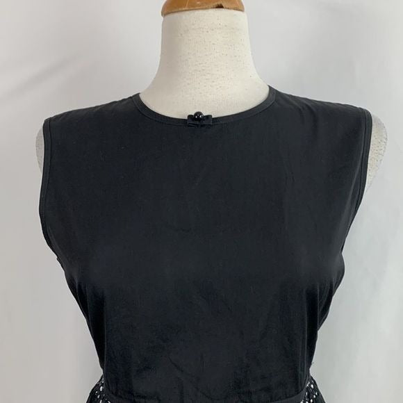 Marc Jacobs Black Dress With Lace Bottom