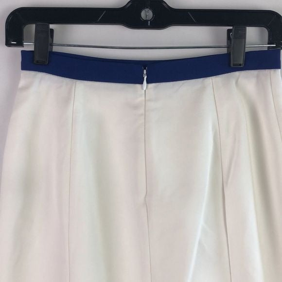 Emilio Pucci White w Blue Waist Pencil Skirt