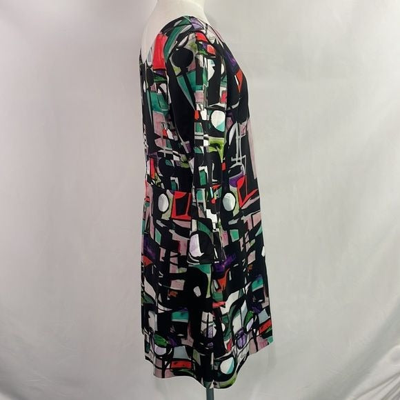 Milly Multi Print Abstract Mini Dress