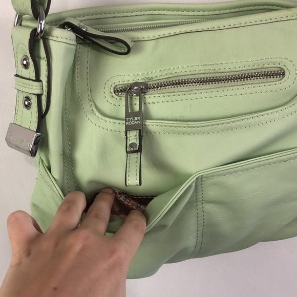 Tyler Rodman Mint Green Shoulder Bag