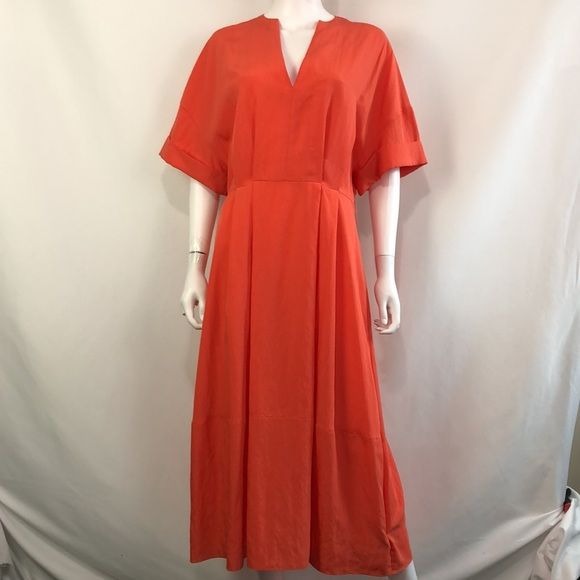 VINCE NWT Orange Maxi Dress