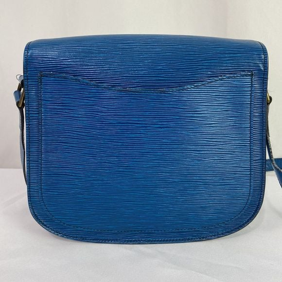 Louis Vuitton Blue Epi St Cloud Bag