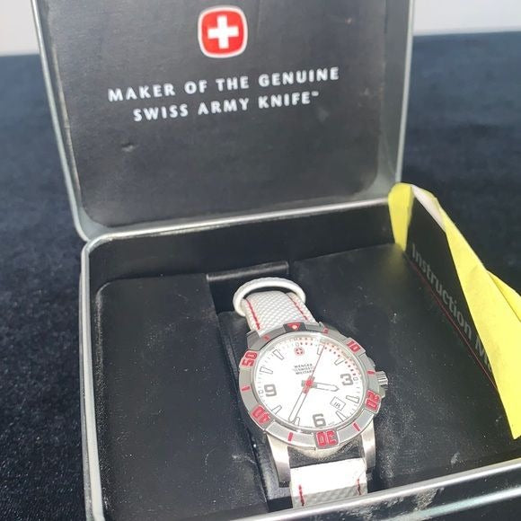 Swiss Army NIB White Watch