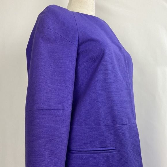 Emilio Pucci Purple Silk Cotton Blend Spring Jacket
