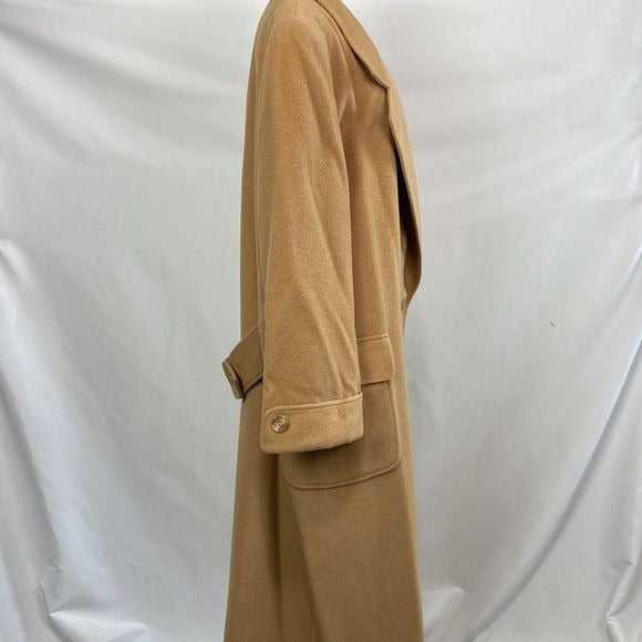J Percy for Marvin Richards Tan Camel Wool Long Coat