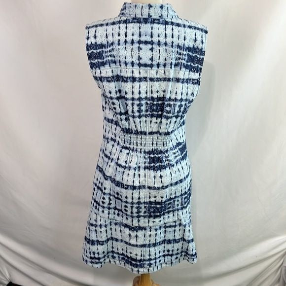 New with Tags Derek Lam Blue Tie Dye Lace Mini Dress