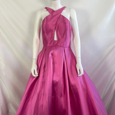 Jovani Bright Pink Ball Gown
