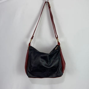 Marino Orlandi Black Leather w/ Red Trim Bag