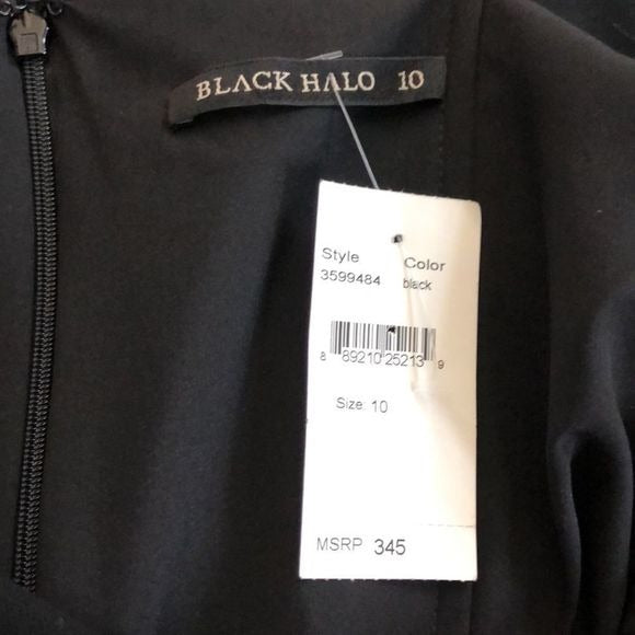 NWT Black Halo Black Off Shoulder Dress