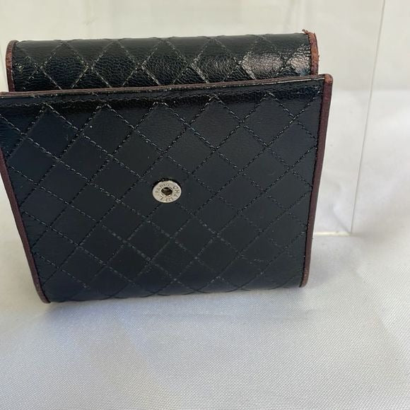 Chanel Black Quilted Wallet