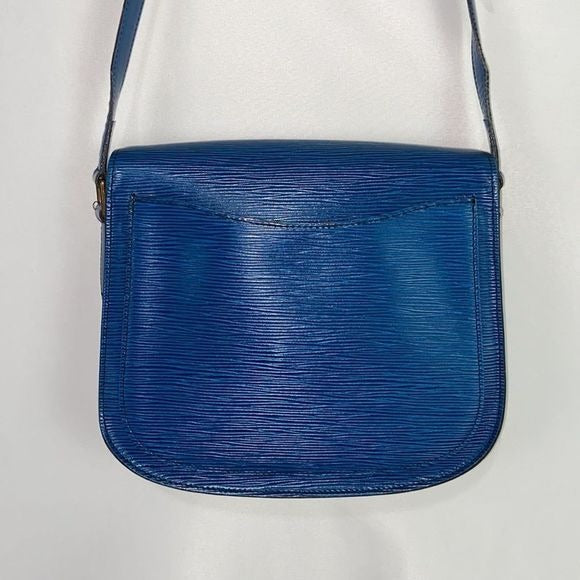 Louis Vuitton Blue Epi St Cloud Bag