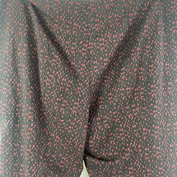 Prada Red Black Print Trousers