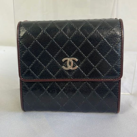 Chanel Black Quilted Wallet