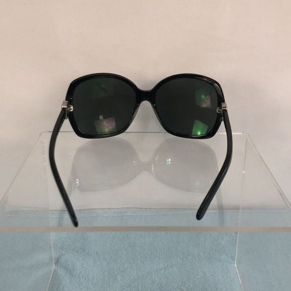CHANEL Black with Logo Big Frame Sunglasses