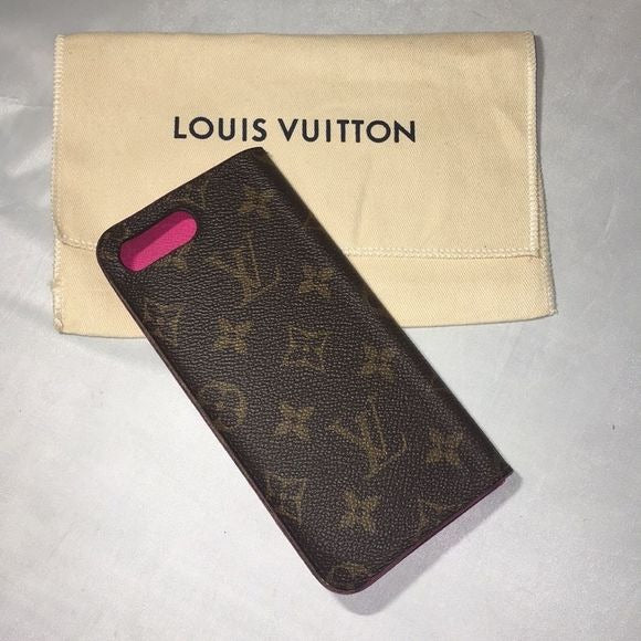 Louis Vuitton iPhone 7 Folio Monogram R Pop Holder