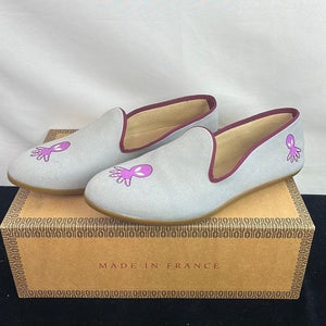 Galet Gray with Purple Octopus Loafers with Box