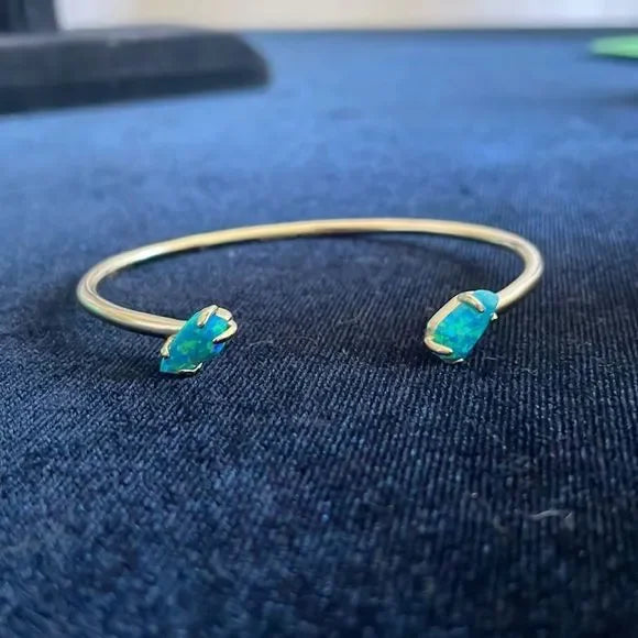 Kendra Scott Cuff Bracelet With Blue Stones