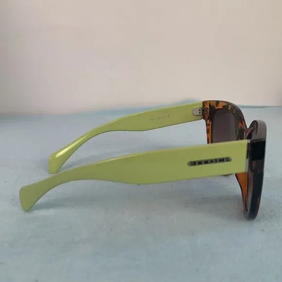 Erroca Tortoise and Green Sunglasses