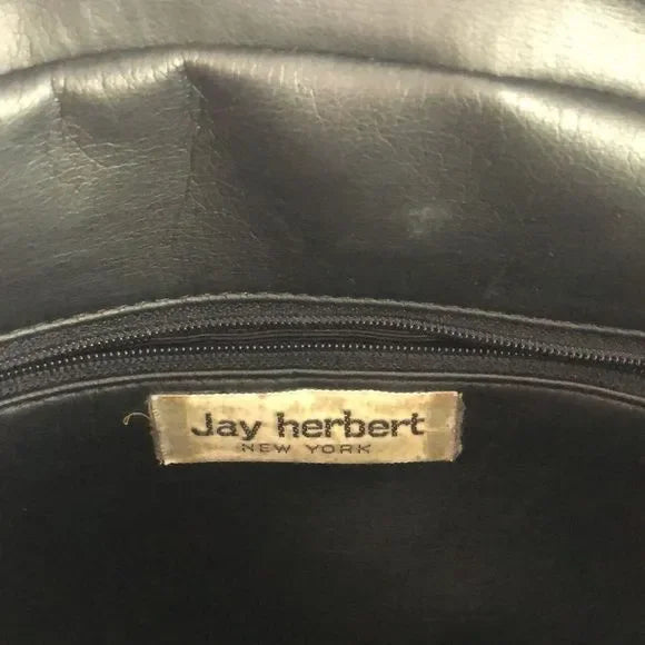 Vintage Jay Herbert Blue Ostrich Leather Bag