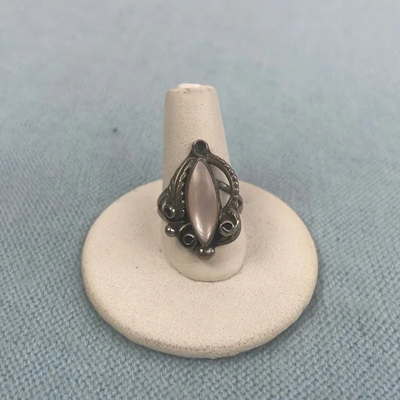 Sterling Mother of Pearl Ring