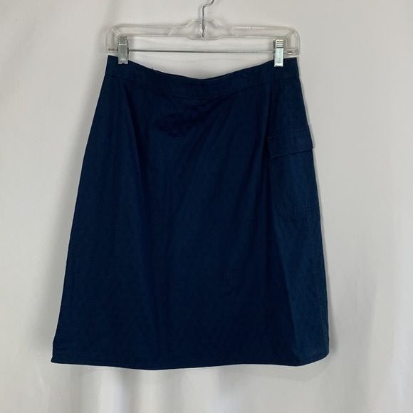 Fendi Blue Logo Skirt