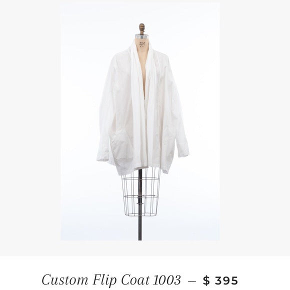 Andrea Reynders Custom Flip Coat