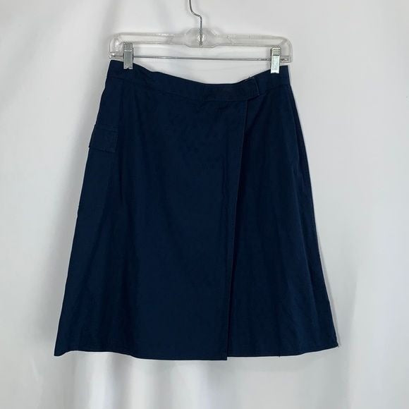 Fendi Blue Logo Skirt