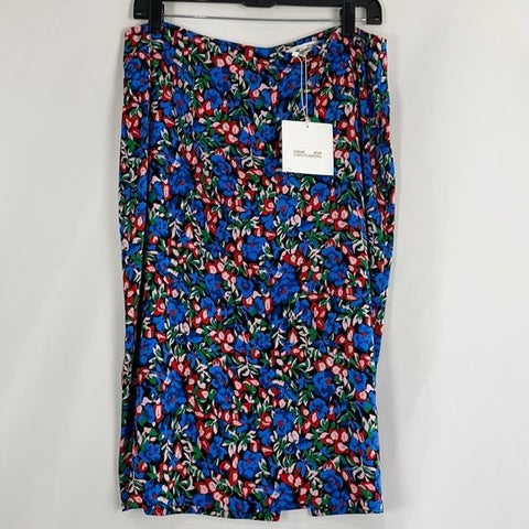 NEW Diane Von Furstenberg Floral Skirt