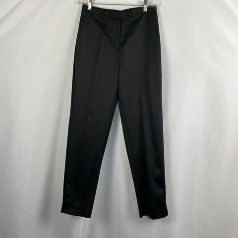 Giorgio Armani Black Satin Trousers