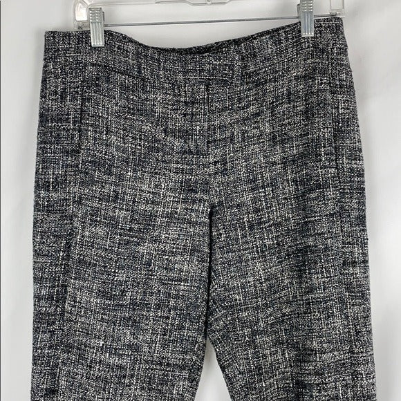 Theory Gray Charcoal Tweed Trousers