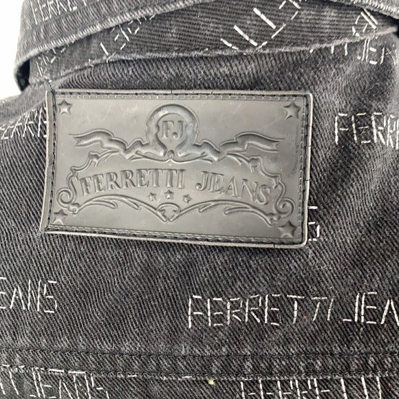 Vintage Ferretti Jean Logo Jacket