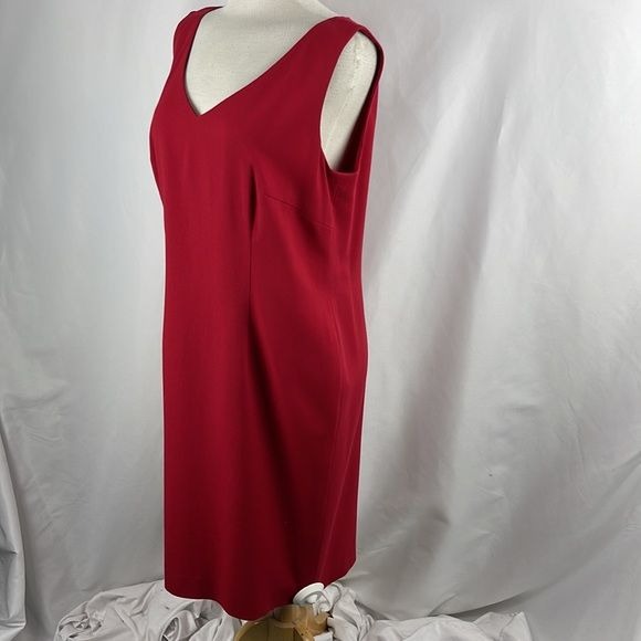 Escada Red Sheath Dress