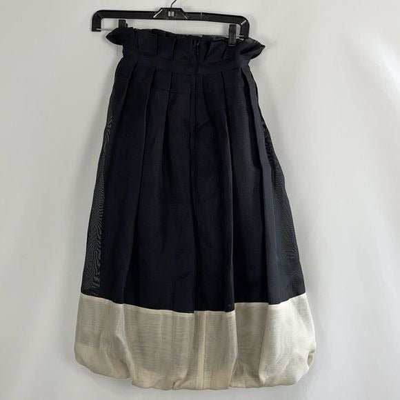 Loris Diran NYC Silk Black Skirt