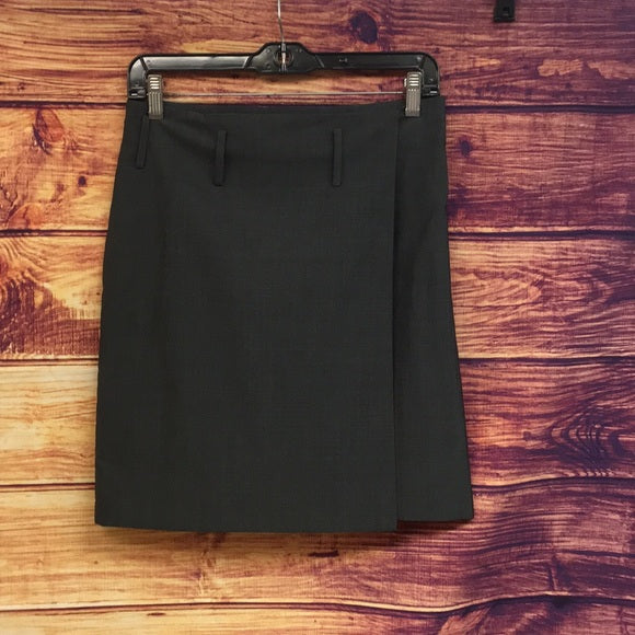 Gucci Silk/Wool Blend Grey Mini Pencil Skirt