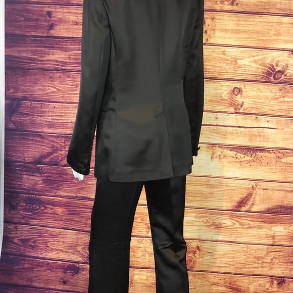 Roberto Cavalli NWT Blk Satin Pant Suit