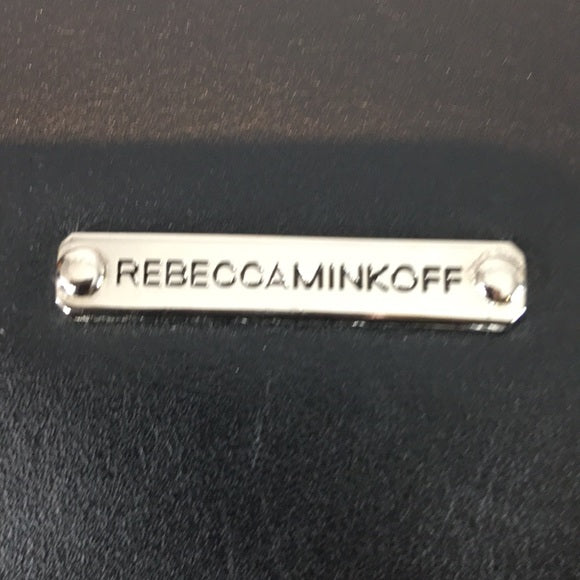 Rebecca Minkoff Blk/Wh Patterned Crossbody Bag
