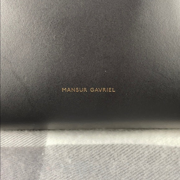 Mansur Gavriel Black Vegetable Tanned Lady Bag