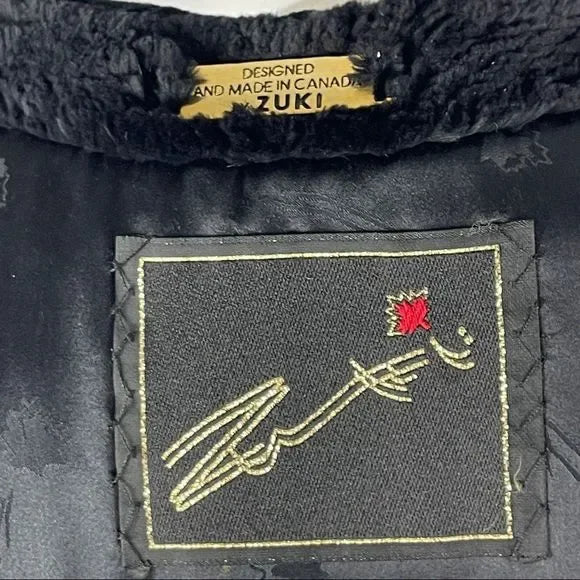 Zukii Sheared Mink Fur Vest with Multi Color Design