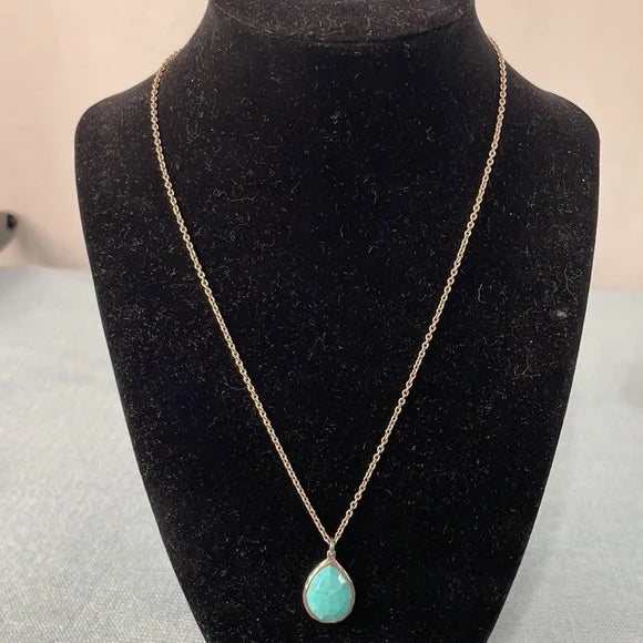 Ippolita Sterling Turquoise Oval Necklace