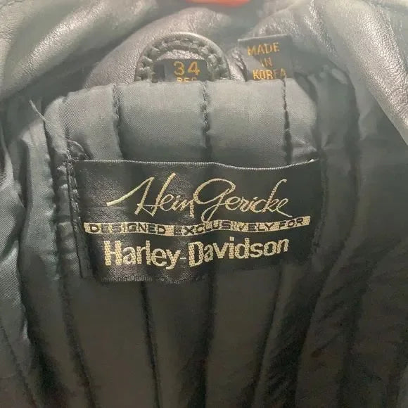 Harley Davidson VTG Hein Gericke Leather Moto Jacket