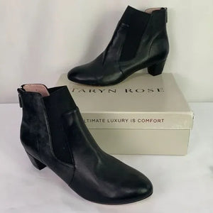 Taryn Rose NIB Black Leather Booties