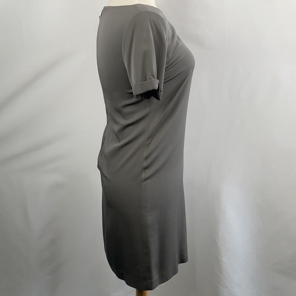 Theory Grey Silk Dress